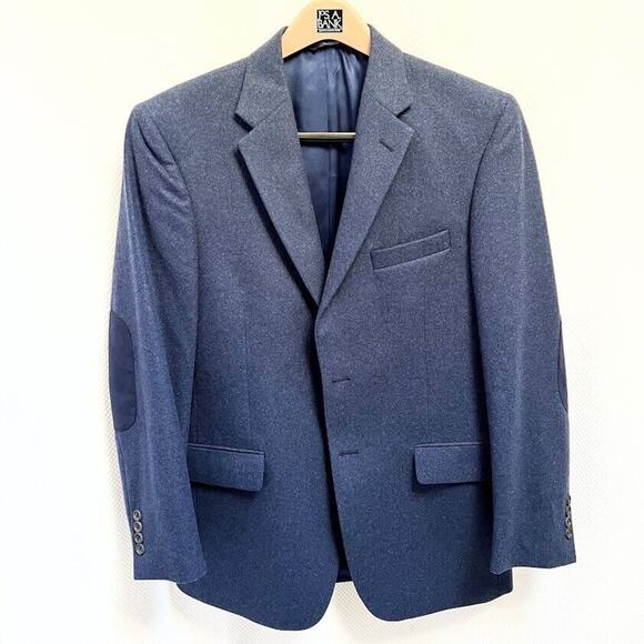 Jos. A Bank Wool Blazer Jacket Single Breast 2 Button Double Vent Men's 40R - Picture 1 of 12